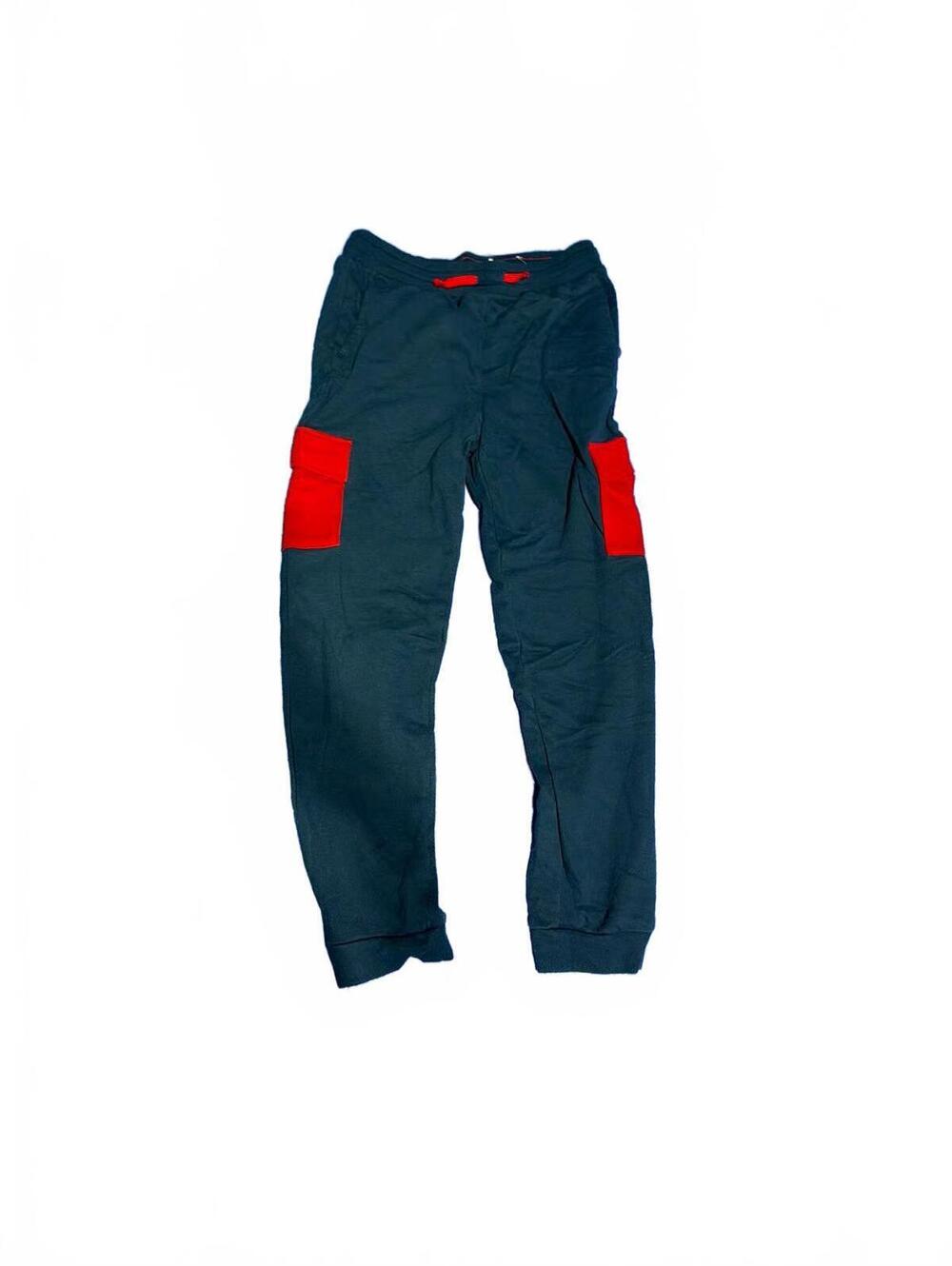 Tek Gear Boys Navy Red Casual Jogger Pants XL
